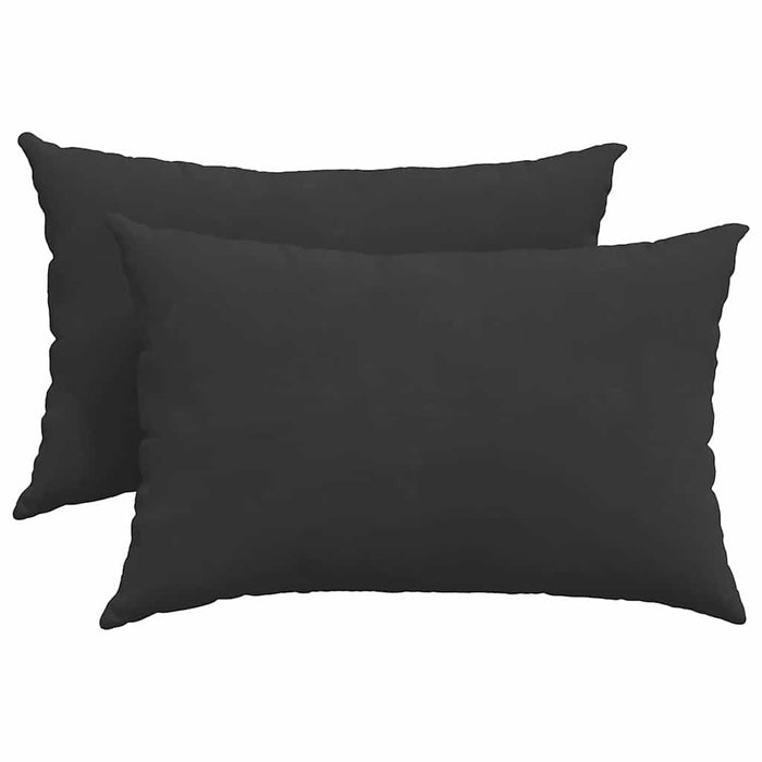 Perne pentru canapea 2 pcs Negru 60 x 40 cm țesătură WALTI