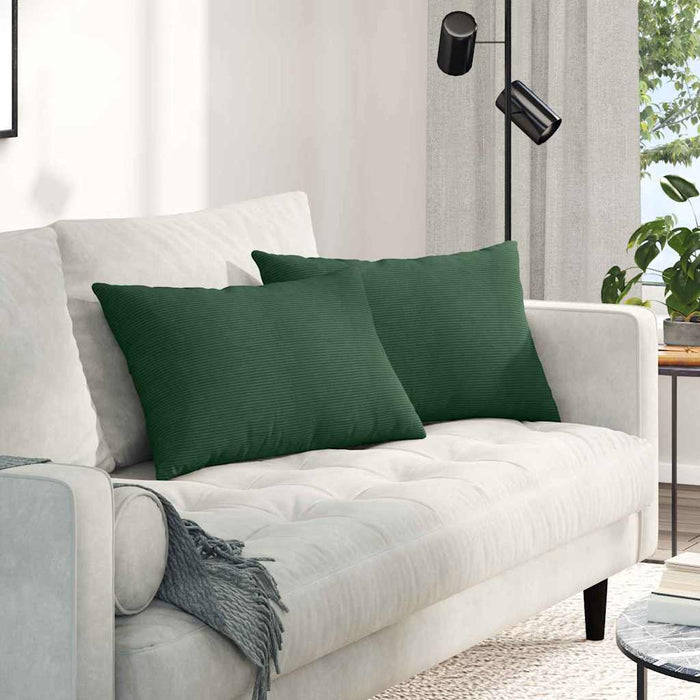 Perne pentru canapea 2 pcs Verde închis 60 x 40 cm - WALTI WALTI
