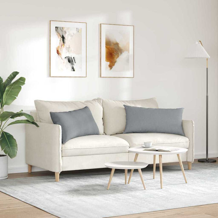 Perne pentru canapea 2 pcs Gri deschis 80 x 40 cm țesătură - WALTI WALTI