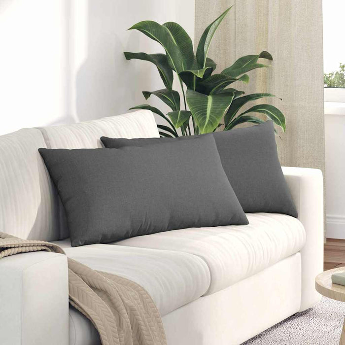 Perne pentru canapea 2 pcs Gri închis 80 x 40 cm țesătură - WALTI WALTI