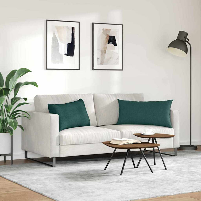 Perne pentru canapea 2 pcs Verde închis 80 x 40 cm țesătură - WALTI WALTI