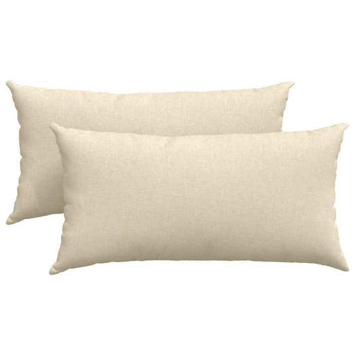 Perne pentru canapea 2 pcs Crem 80 x 40 cm țesătură - WALTI WALTI