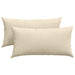 Perne pentru canapea 2 pcs Crem 80 x 40 cm țesătură - WALTI WALTI