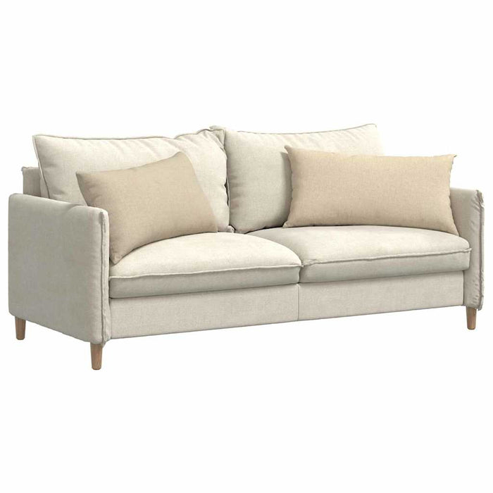 Perne pentru canapea 2 pcs Crem 80 x 40 cm țesătură - WALTI WALTI