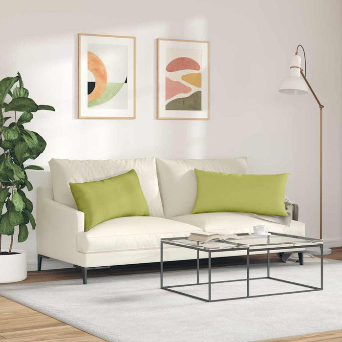 Perne pentru canapea 2 pcs Verde deschis 80 x 40 cm țesătură - WALTI WALTI