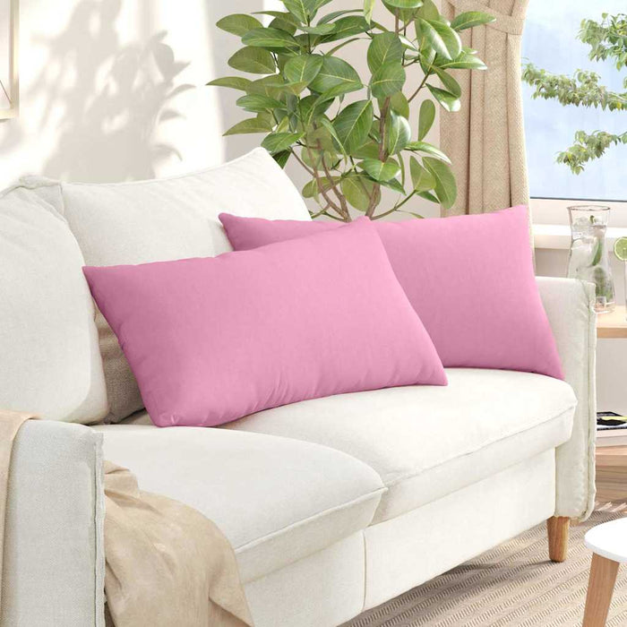 Perne pentru canapea 2 pcs Roz 80 x 40 cm țesătură - WALTI WALTI