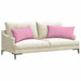 Perne pentru canapea 2 pcs Roz 80 x 40 cm țesătură - WALTI WALTI
