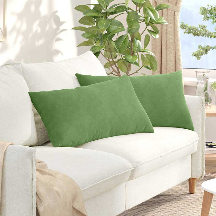 Perne pentru canapea 2 pcs Verde deschis 80 x 40 cm - WALTI WALTI
