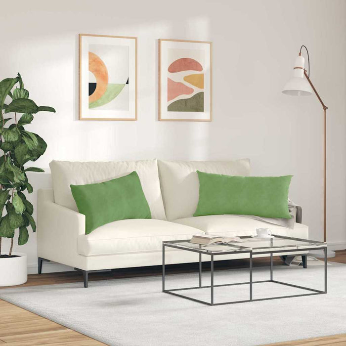Perne pentru canapea 2 pcs Verde deschis 80 x 40 cm - WALTI WALTI