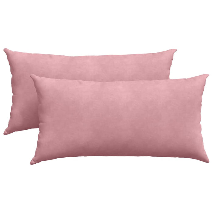 Perne pentru canapea 2 pcs Roz 80 x 40 cm Țesătură din corduroy - WALTI WALTI