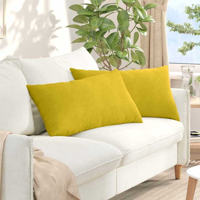 Perne pentru canapea 2 pcs Galben 80 x 40 cm - WALTI WALTI