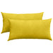 Perne pentru canapea 2 pcs Galben 80 x 40 cm - WALTI WALTI
