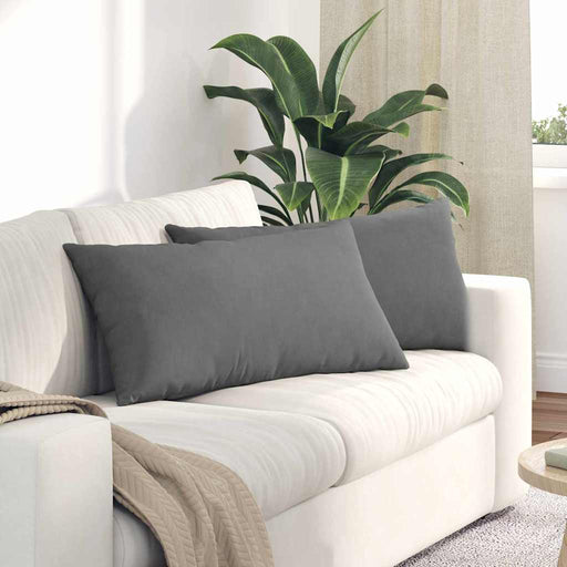 Perne pentru canapea 2 pcs Gri închis 80 x 40 cm țesătură - WALTI WALTI