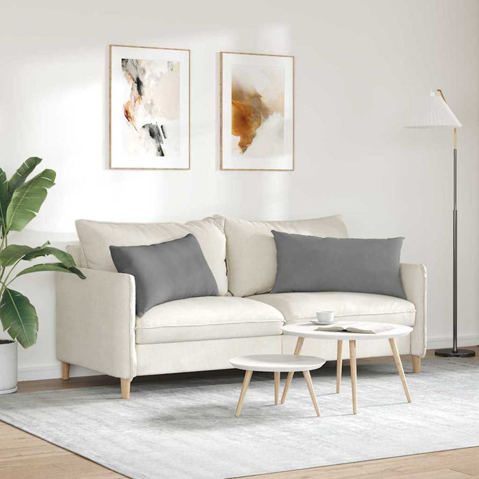 Perne pentru canapea 2 pcs Gri închis 80 x 40 cm țesătură - WALTI WALTI