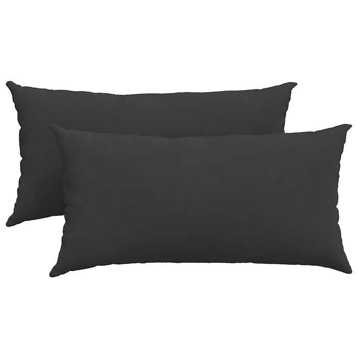 Perne pentru canapea 2 pcs Negru 80 x 40 cm țesătură - WALTI WALTI