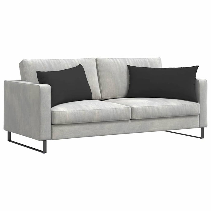 Perne pentru canapea 2 pcs Negru 80 x 40 cm țesătură - WALTI WALTI