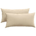 Perne pentru canapea 2 pcs Crem 80 x 40 cm țesătură - WALTI WALTI