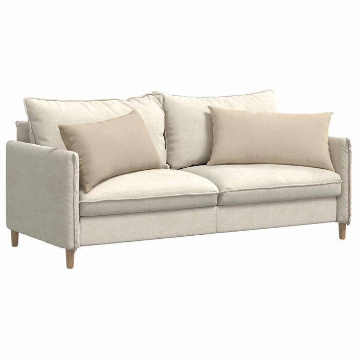Perne pentru canapea 2 pcs Crem 80 x 40 cm țesătură - WALTI WALTI