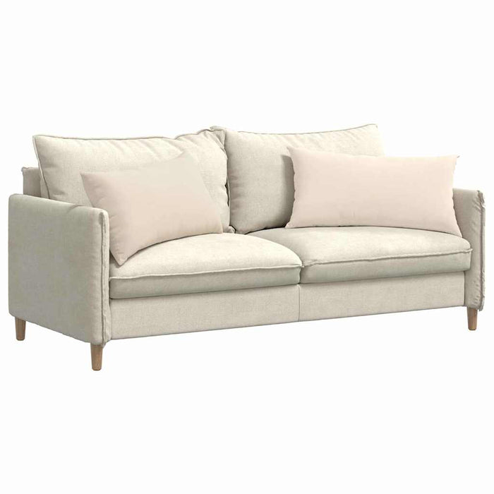 Perne pentru canapea 2 pcs Bej 80 x 40 cm țesătură - WALTI WALTI