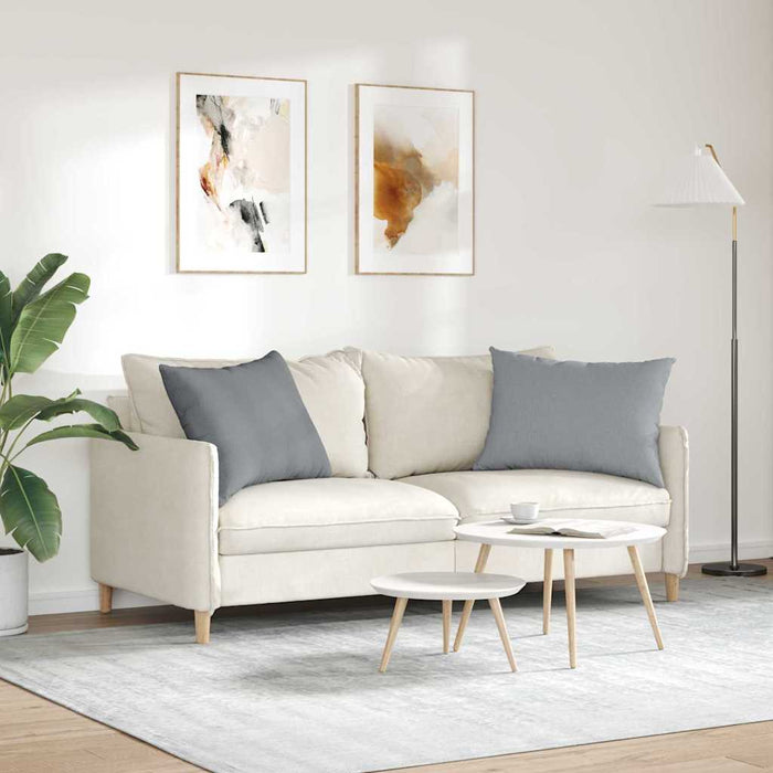 Perne pentru canapea 2 pcs Gri deschis 70 x 50 cm țesătură - WALTI WALTI