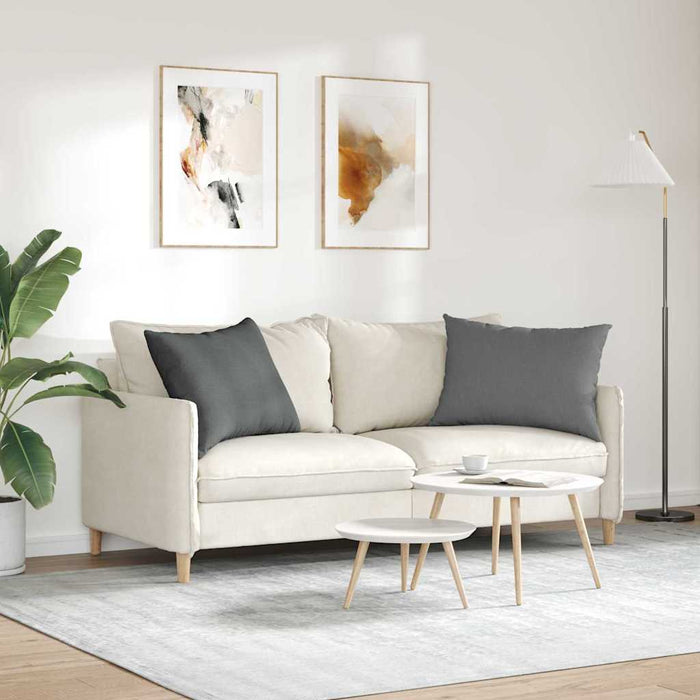 Perne pentru canapea 2 pcs Gri închis 70 x 50 cm țesătură - WALTI WALTI