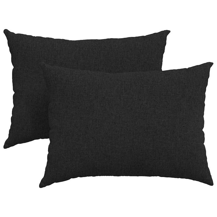 Perne pentru canapea 2 pcs Negru 70 x 50 cm țesătură - WALTI WALTI