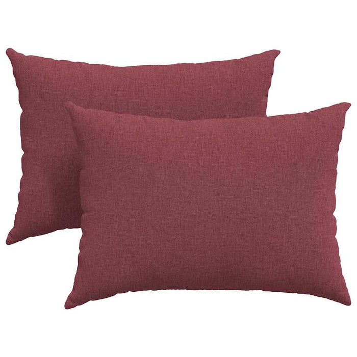 Perne pentru canapea 2 pcs Roșu Vin 70 x 50 cm țesătură - WALTI WALTI