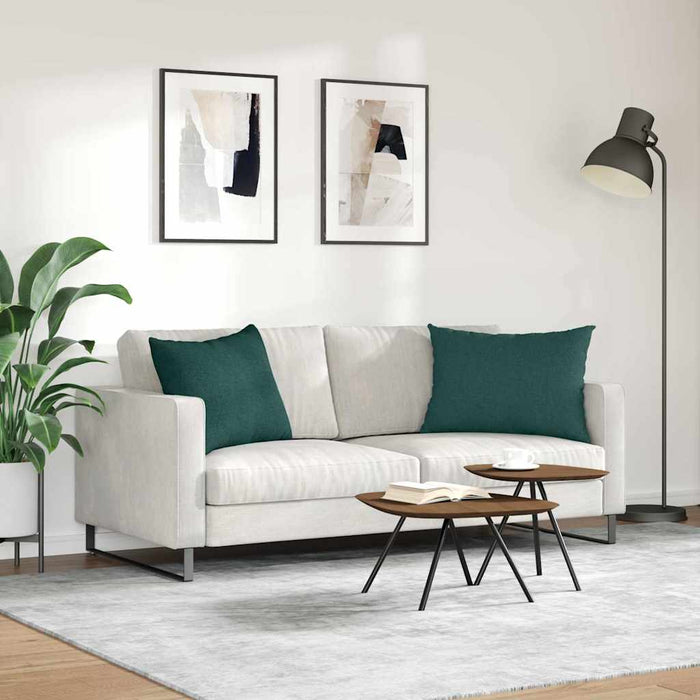 Perne pentru canapea 2 pcs Verde închis 70 x 50 cm țesătură - WALTI WALTI