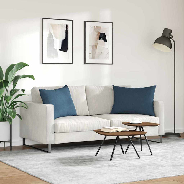 Perne pentru canapea 2 pcs albastru 70 x 50 cm țesătură - WALTI WALTI