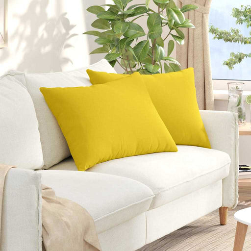 Perne pentru canapea 2 pcs Galben Deschis 70 x 50 cm țesătură - WALTI WALTI