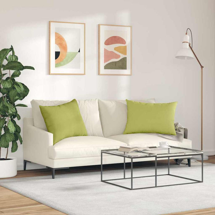 Perne pentru canapea 2 pcs Verde deschis 70 x 50 cm țesătură - WALTI WALTI