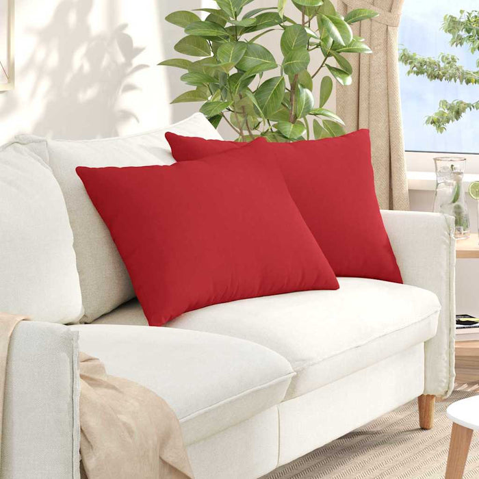 Perne pentru canapea 2 pcs Roșu 70 x 50 cm țesătură - WALTI WALTI