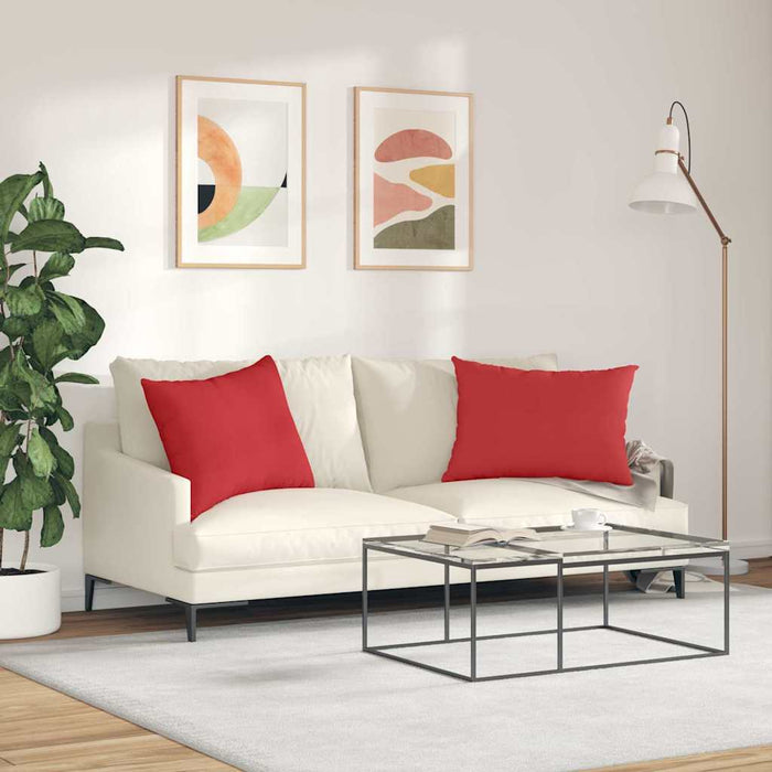 Perne pentru canapea 2 pcs Roșu 70 x 50 cm țesătură - WALTI WALTI