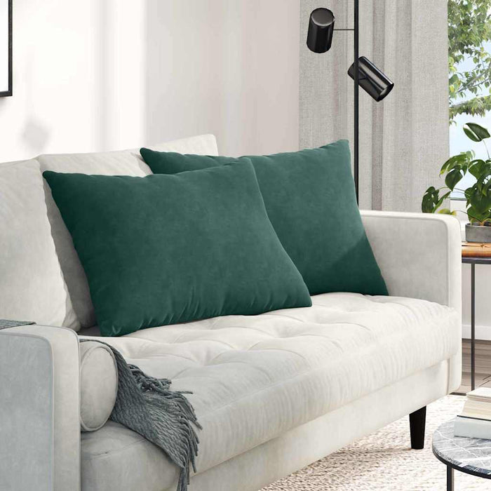 Perne pentru canapea 2 pcs Verde închis 70 x 50 cm - WALTI WALTI