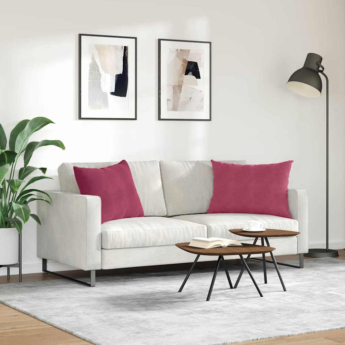 Perne pentru canapea 2 pcs Roșu Vin 70 x 50 cm - WALTI WALTI
