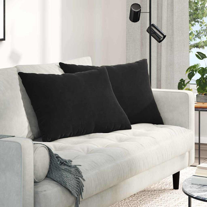 Perne pentru canapea 2 pcs Negru 70 x 50 cm - WALTI WALTI
