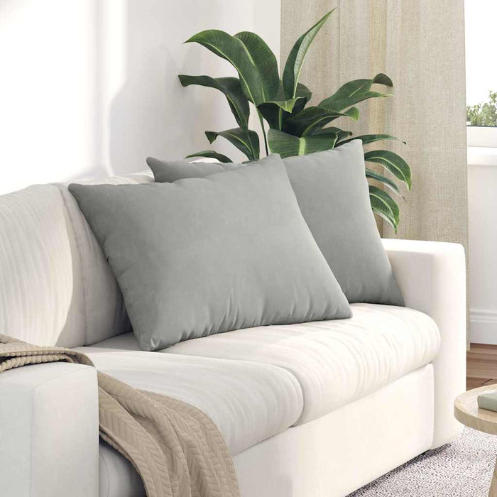 Perne pentru canapea 2 pcs Gri deschis 70 x 50 cm țesătură - WALTI WALTI