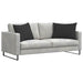 Perne pentru canapea 2 pcs Negru 70 x 50 cm țesătură - WALTI WALTI