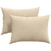 Perne pentru canapea 2 pcs Crem 70 x 50 cm țesătură - WALTI WALTI