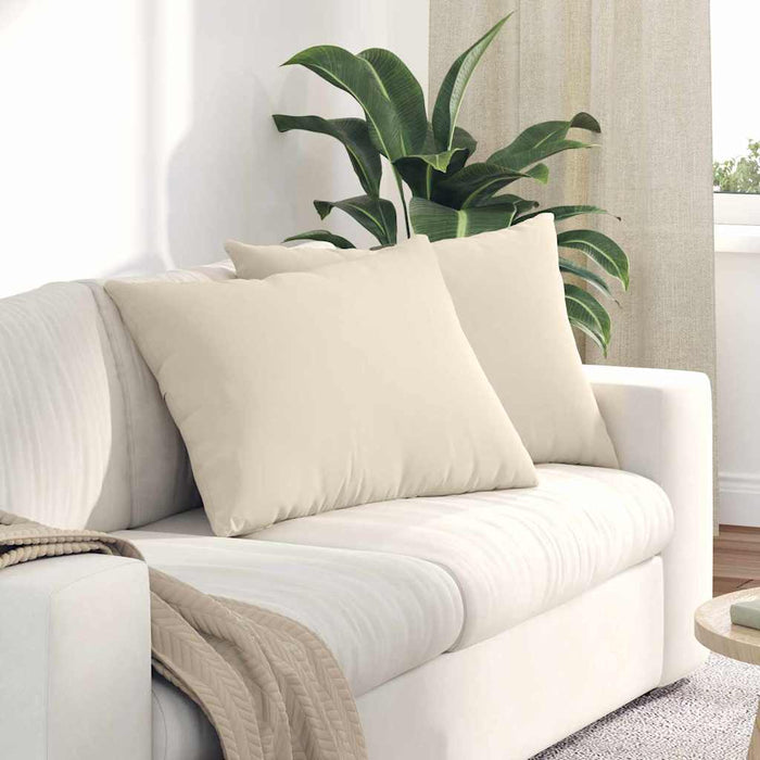 Perne pentru canapea 2 pcs Bej 70 x 50 cm țesătură - WALTI WALTI