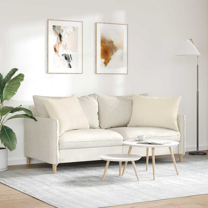 Perne pentru canapea 2 pcs Bej 70 x 50 cm țesătură - WALTI WALTI