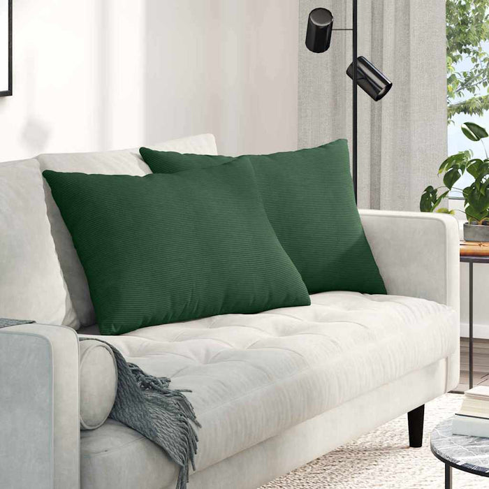 Perne pentru canapea 2 pcs Verde închis 70 x 50 cm - WALTI WALTI