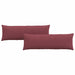 Perne pentru canapea 2 pcs Roșu Vin 120 x 40 cm țesătură - WALTI WALTI
