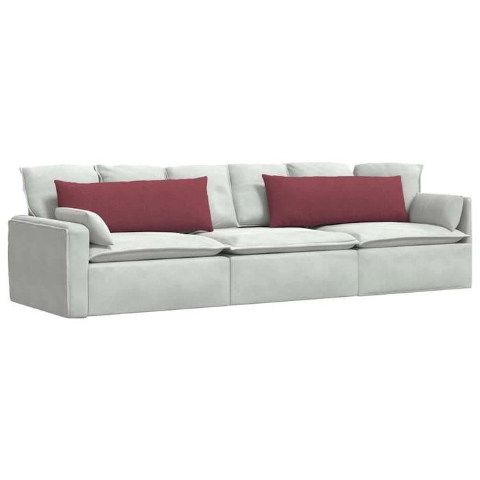 Perne pentru canapea 2 pcs Roșu Vin 120 x 40 cm țesătură - WALTI WALTI