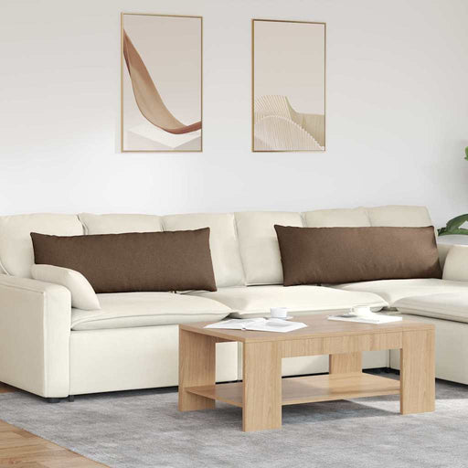 Perne pentru canapea 2 pcs Maro 120 x 40 cm țesătură - WALTI WALTI
