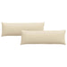 Perne pentru canapea 2 pcs Crem 120 x 40 cm țesătură - WALTI WALTI