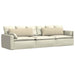 Perne pentru canapea 2 pcs Crem 120 x 40 cm țesătură - WALTI WALTI