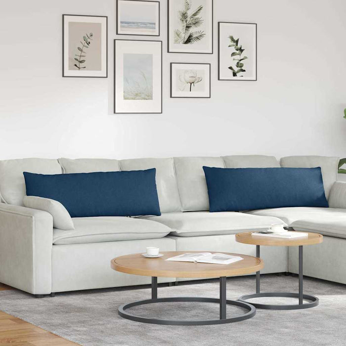 Perne pentru canapea 2 pcs albastru 120 x 40 cm țesătură - WALTI WALTI