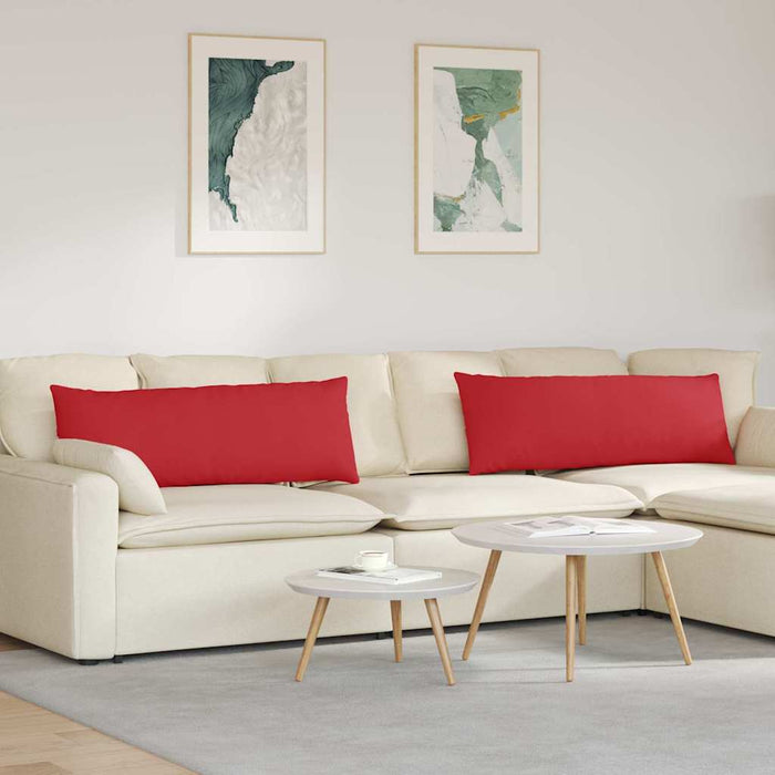 Perne pentru canapea 2 pcs Roșu 120 x 40 cm țesătură - WALTI WALTI