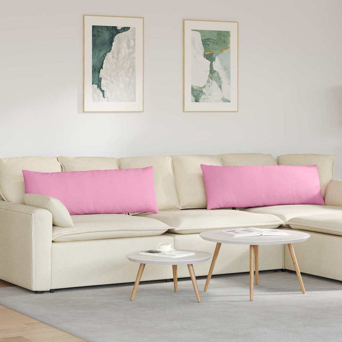 Perne pentru canapea 2 pcs Roz 120 x 40 cm țesătură - WALTI WALTI